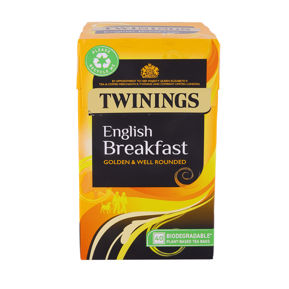 Twinings English Breakfast Tea Bags 40's 100g