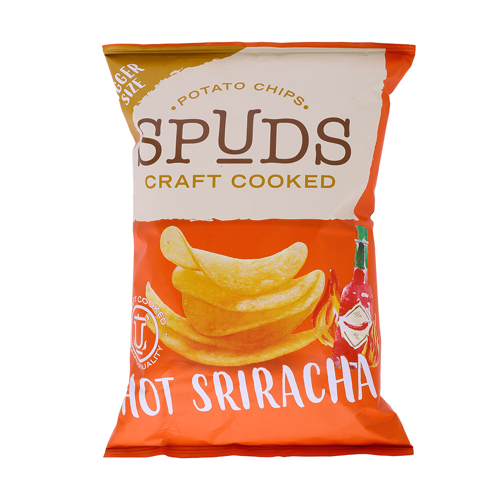 Spuds Potato Chips Hot Sriracha 45g