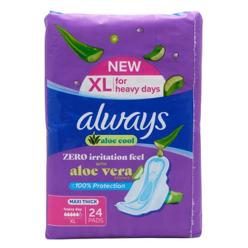 Always XL Aloe Vera Pads [24 PCS] 
