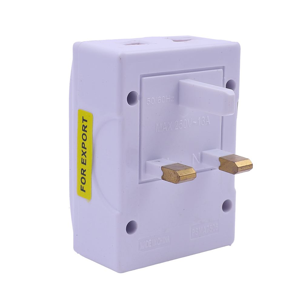 Power Safe Multi Adaptor Universal 13amp back image