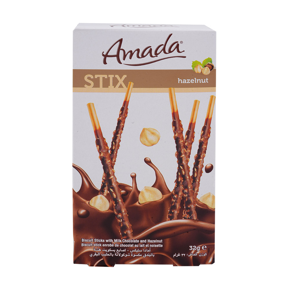 Solen Amada Stix Hazelnut Chocolate 32g