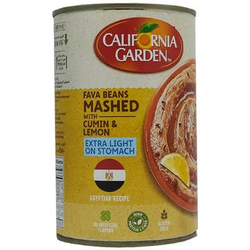 California Garden Fava Beans Mashed With Cumin & Lemon 450g