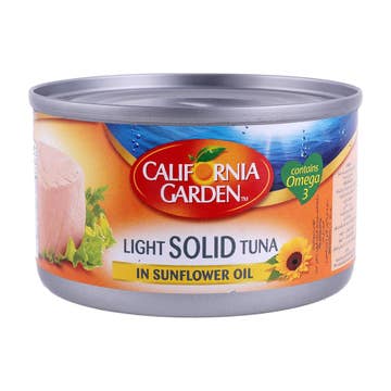California Garden Light Tuna Solid In Oil 100g 
