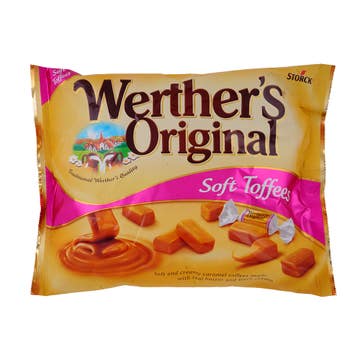 Storck Werthers Original Caramel Soft Toffees Bag 600g 