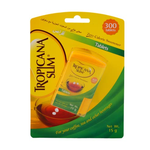 Tropicana Slim Zero Calorie Sweetener Tablets 300s 15g 