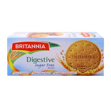 Britannia Sugar Free Digestive Biscuits 350g 