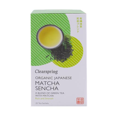 Clear Spring Organic Matcha Sencha Green Tea 36g 