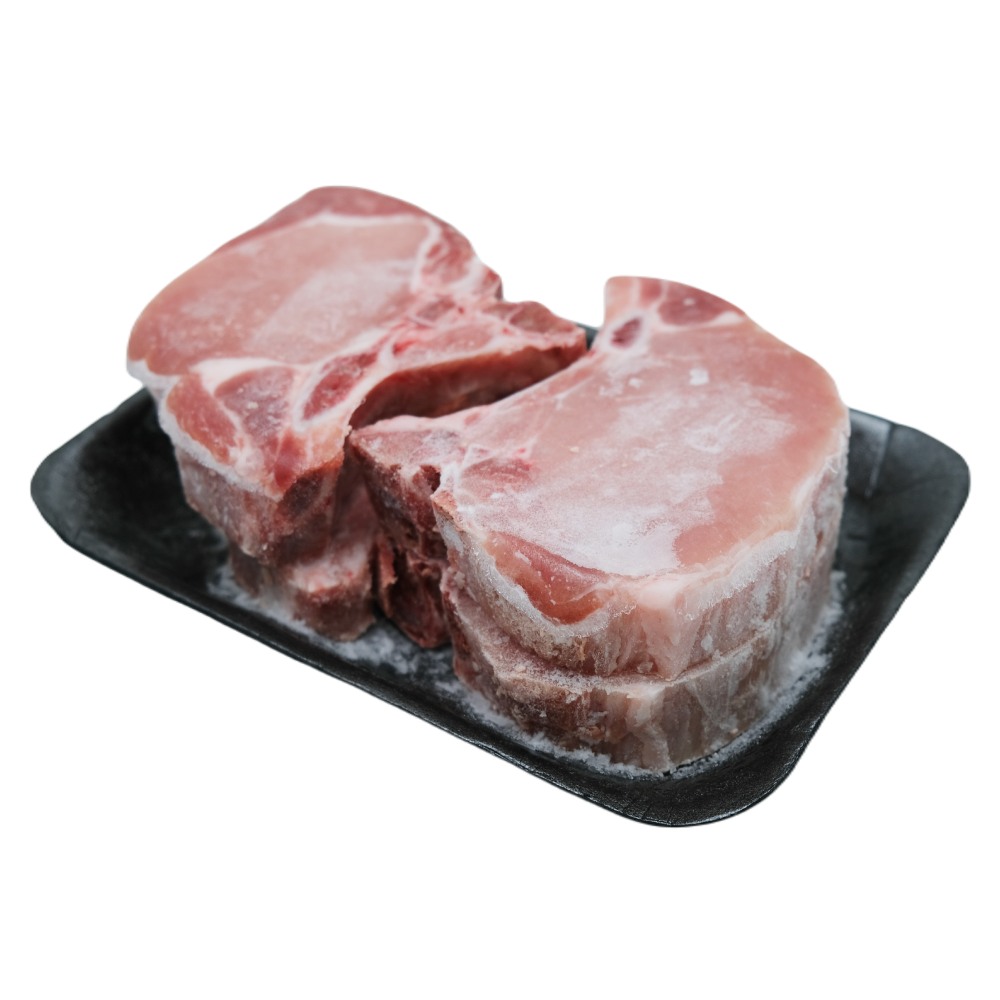 Frozen Pork Loin Bone In Skin On [Per Kg] [Contains Pork] back image