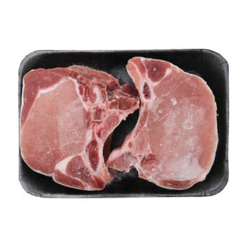 Frozen Pork Loin Bone In Skin On [Per Kg] [Contains Pork] 