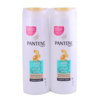 Pantene Smooth & Silky Shampoo 2x400ml [Special Offer] 