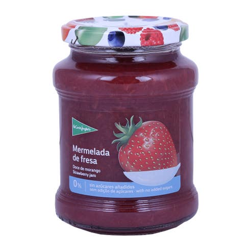 El Corte Ingles Strawberry Jam No Added Sugar 330g 