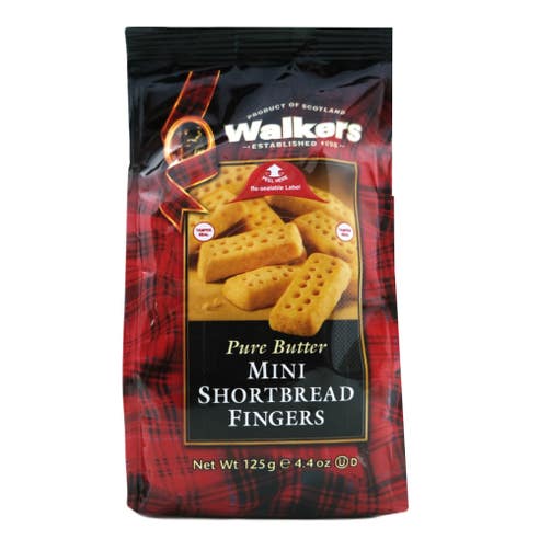 Walkers Mini Shortbread Fingers Bag 125g 