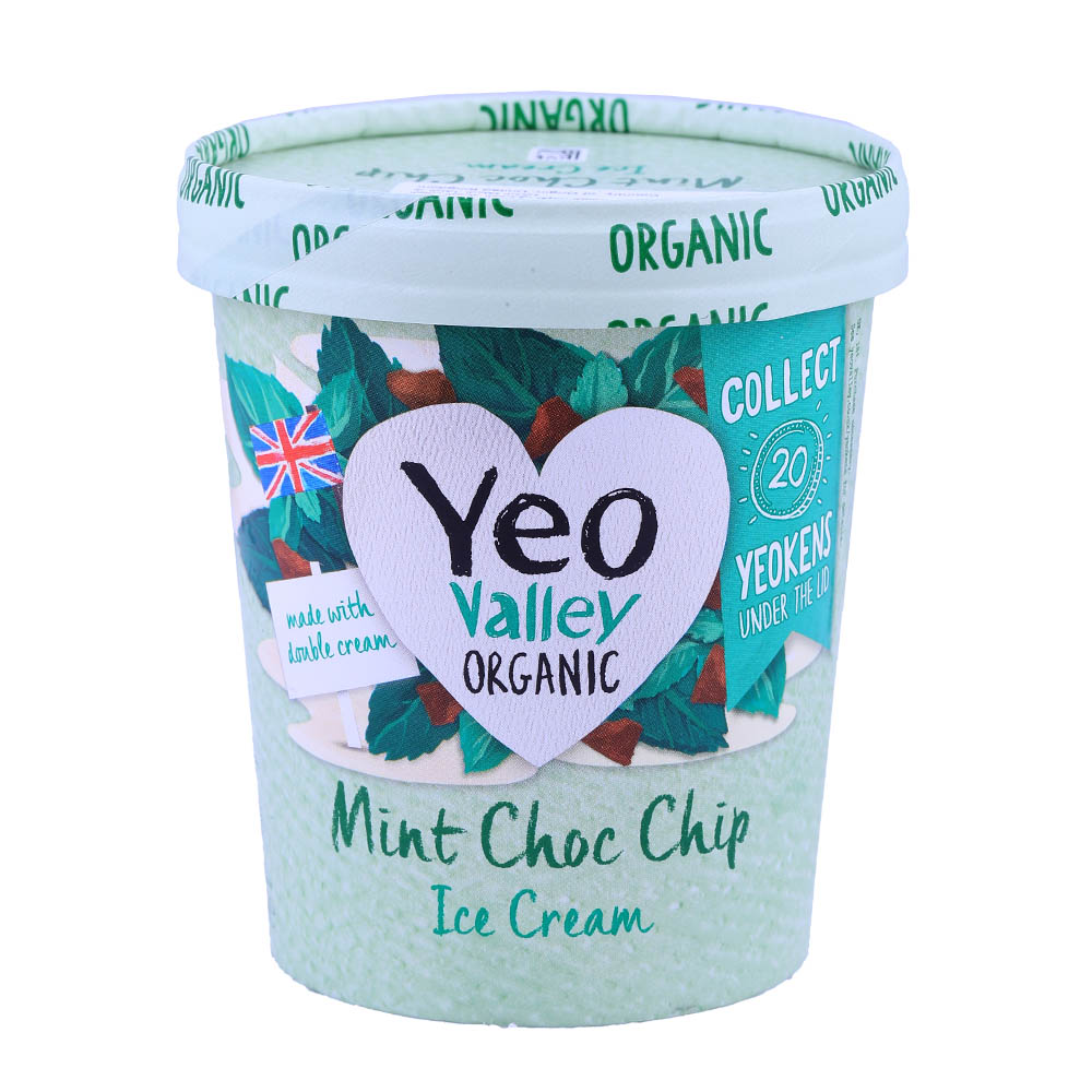 Yeo Valley Organic Mint Choc Chip Ice Cream 500ml