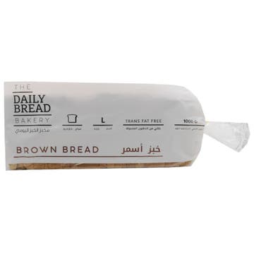 The Daily Bread Bakery Brown Slice Bread Large 1Kg 