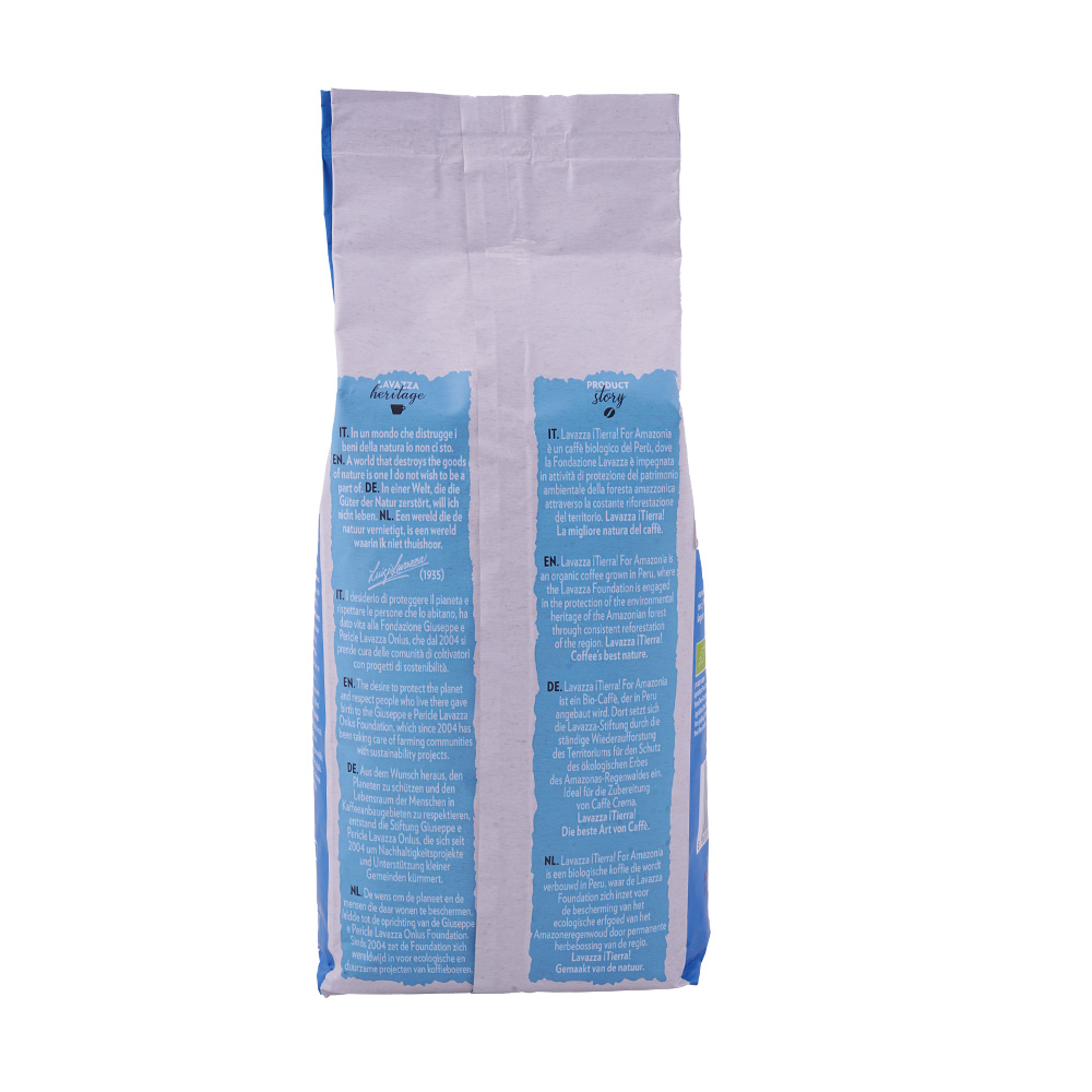 Lavazza Tierra Bio Organic For Amazonia Coffee 500g back image