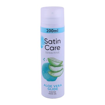 Gillette Satin Care Shave Gel Aloe Vera 200ml 