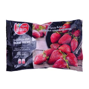 Al Ain Frozen Whole Strawberries 400g 