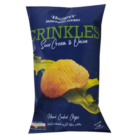 Hectare's Sour Cream & Onion Potato Crinkles 70g 