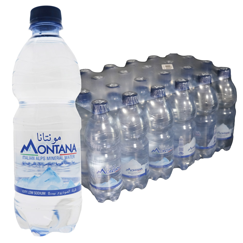 Montana Natural Mineral Water 24x500ml