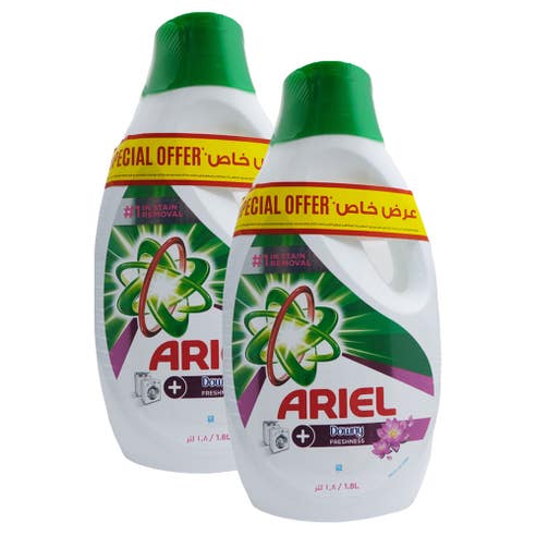 Ariel Downy Freshness Power Gel Stain Removal 2x1.8L [Special Offer] 
