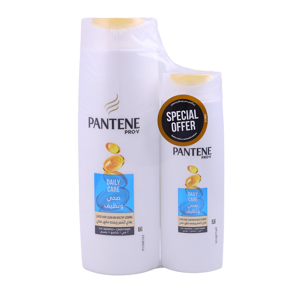 Pantene Daily Care 2in1 Shampoo + Conditioner 400ml+200ml [Special Offer] 