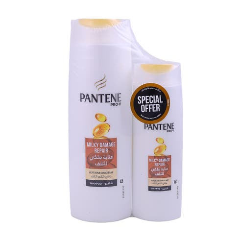 Pantene Milky Damage Repair Shampoo 400ml+200ml [Special Offer] 