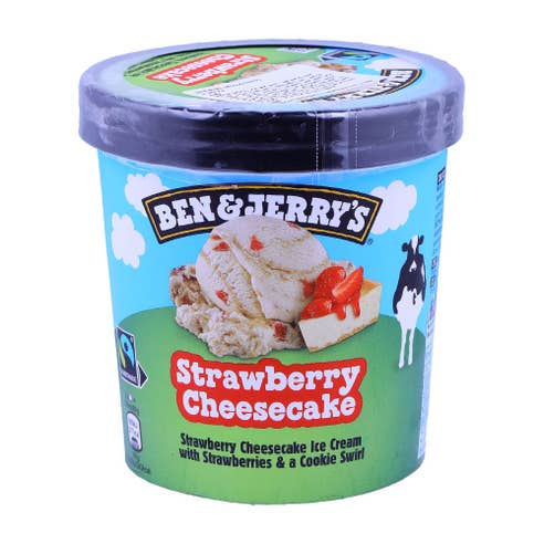 Ben & Jerry's Strawberry Cheesecake Ice Cream 465ml 