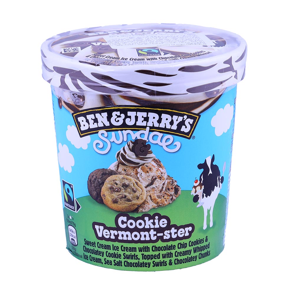 Ben & Jerry's Cookie Vermont-Ster Sundae 427ml