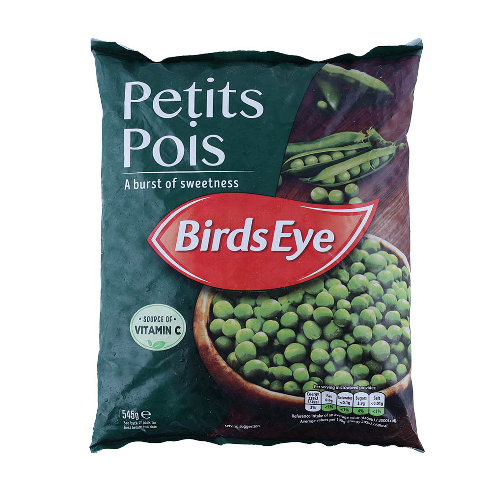 Birds Eye Petits Pois Frozen Peas 545g – Available at Alosra Online Supermarket