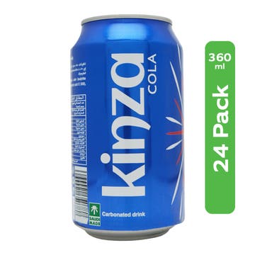Kinza Cola Carbonated Drink 24x360ml 