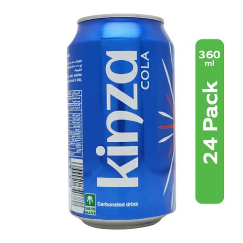Kinza Cola Carbonated Drink 24x360ml 
