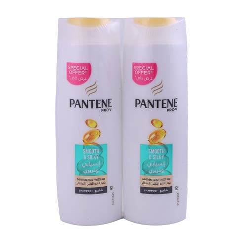 Pantene Smooth & Silky Shampoo 2x400ml [Special Offer] 