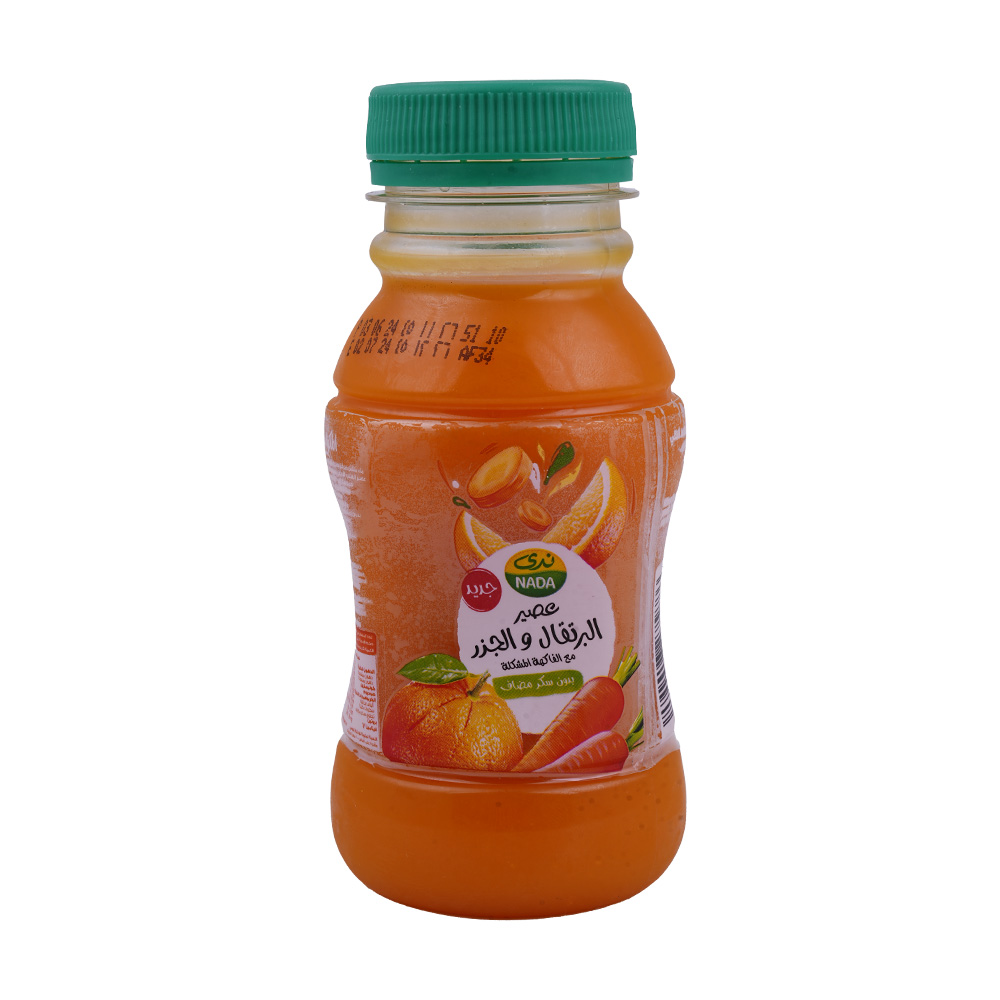 Nada Orange & Carrot With Mixed Fruit Juice 200ml back image