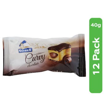 Deemah Chocolate Curvy Cake 12x40g 