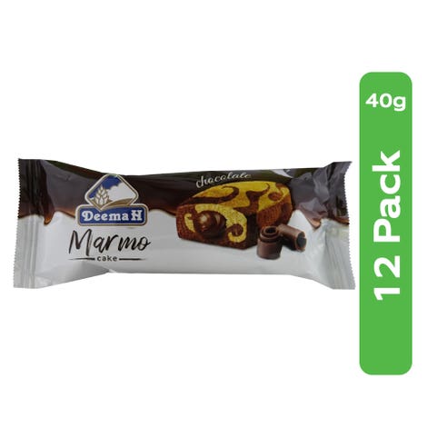 Deemah Chocolate Marmo Cake 12x40g 