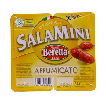Fratelli Beretta Affumicato Salamini 85g [Contains Pork] 