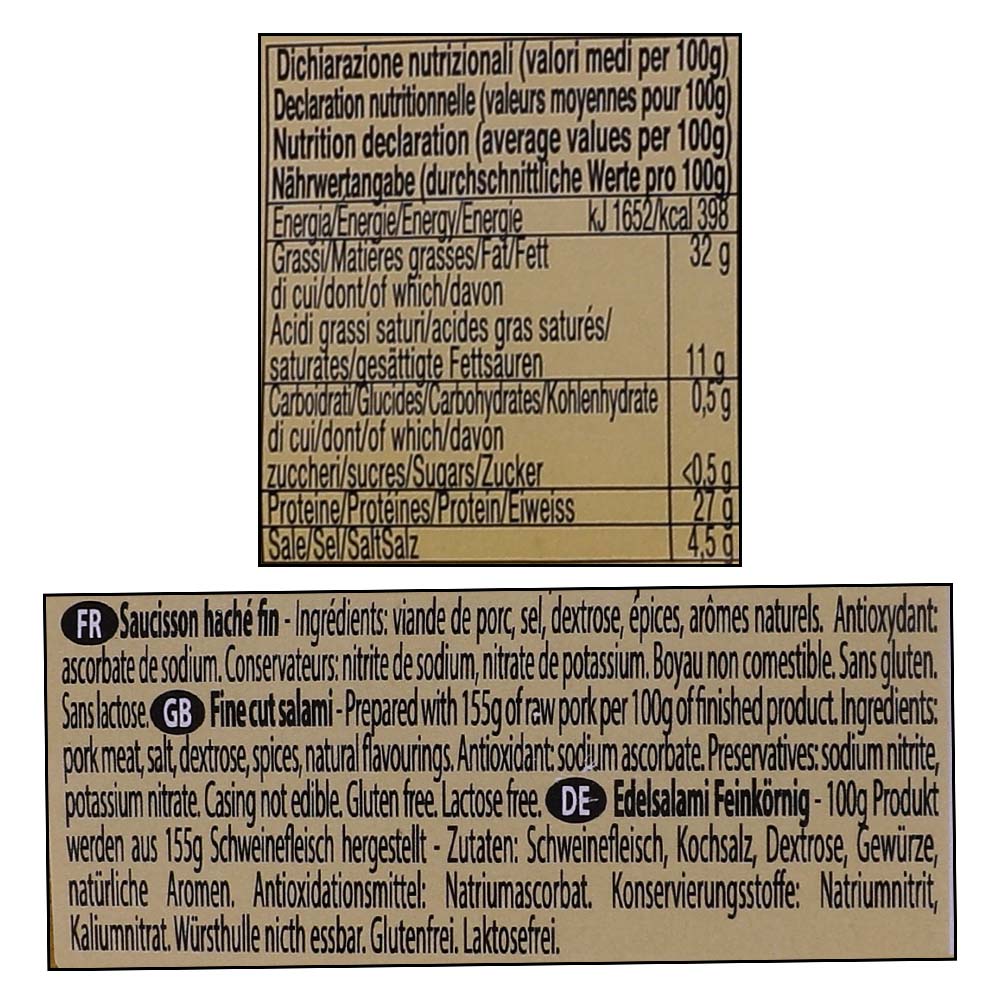 Fratelli Beretta Salame Milano [Contains Pork] - Alosra supermarket near me