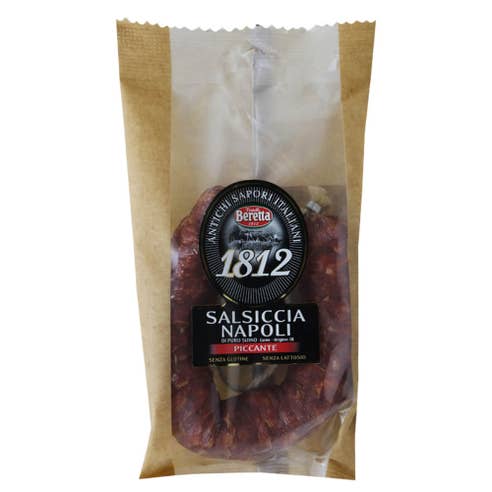 Fratelli Beretta Piccante Salsiccia Napoli 250g [Contains Pork] 