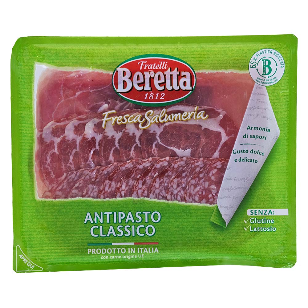 Beretta Antipasto Fresca Sal 140g [Contains Pork]