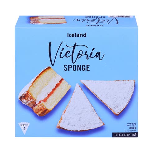 Iceland Victoria Sponge Cake 345g 