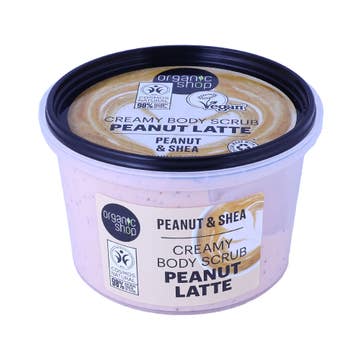 Organic Shop Peanut & Shea Peanut Latte Creamy Body Scrub 250ml 