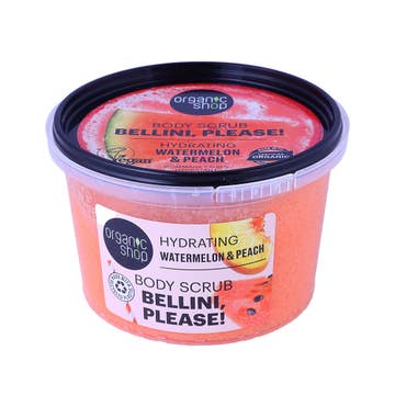 Organic Shop Hydrating Watermelon & Peach Body Scrub 250ml 