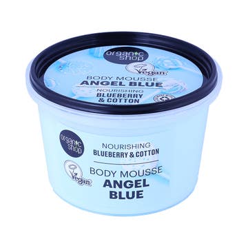 Organic Shop Nourishing Blueberry & Cotton Angel Blue Body Mousse 250ml 