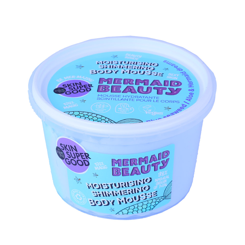 Organic Shop Mermaid Beauty Moisturising Shimmering Body Mousse 250ml