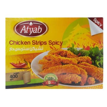 Atyab Spicy Chicken Strips 400g 