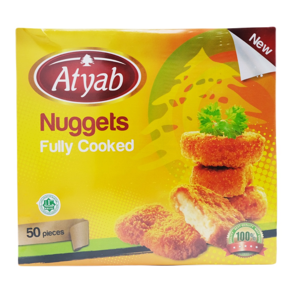 Atyab Chicken Fully Cooked Nuggets 1000g