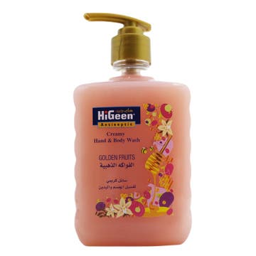 Hi Geen Creamy Golden Fruits Hand & Body Wash 500ml 
