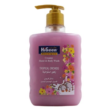 Hi Geen Creamy Tropical Orchids Hand & Body Wash 500ml 