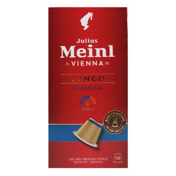 Julius Meinl Classico Lungo Coffee 10 Capsules 