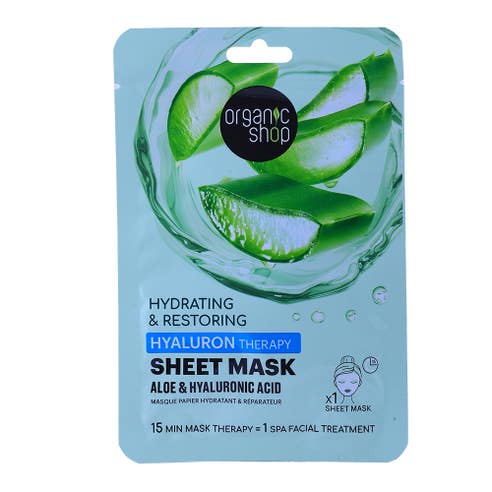 Organic Shop Aloe & Hyaluron Therapy Sheet Mask 25g 